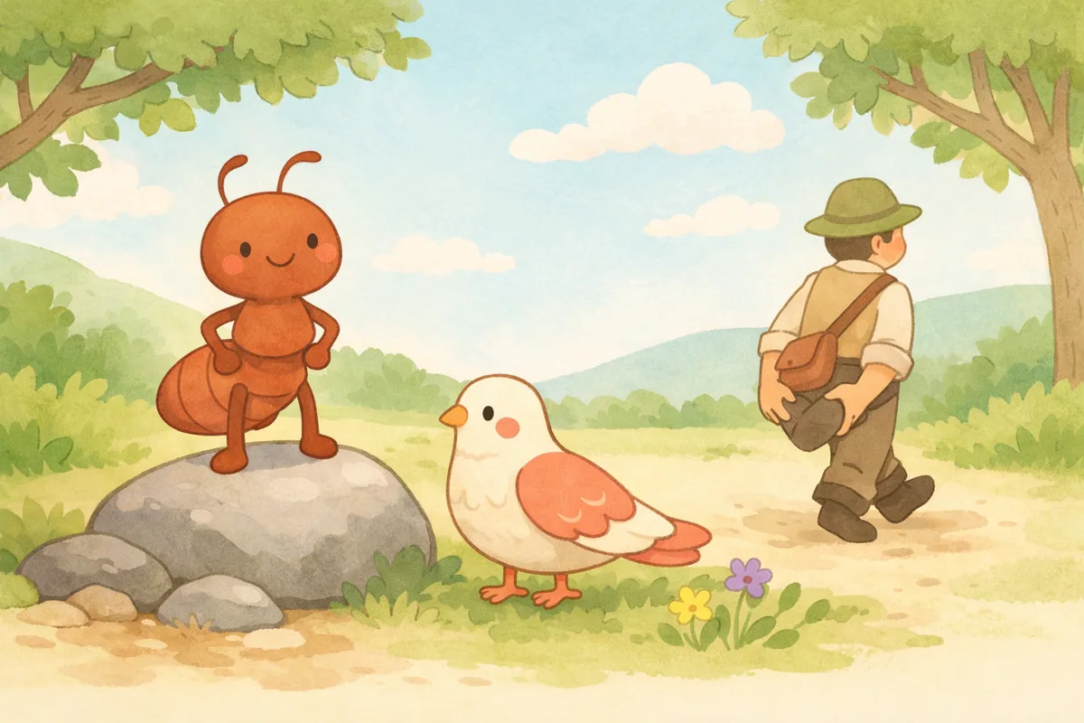 The Ant and the Dove, picture 2